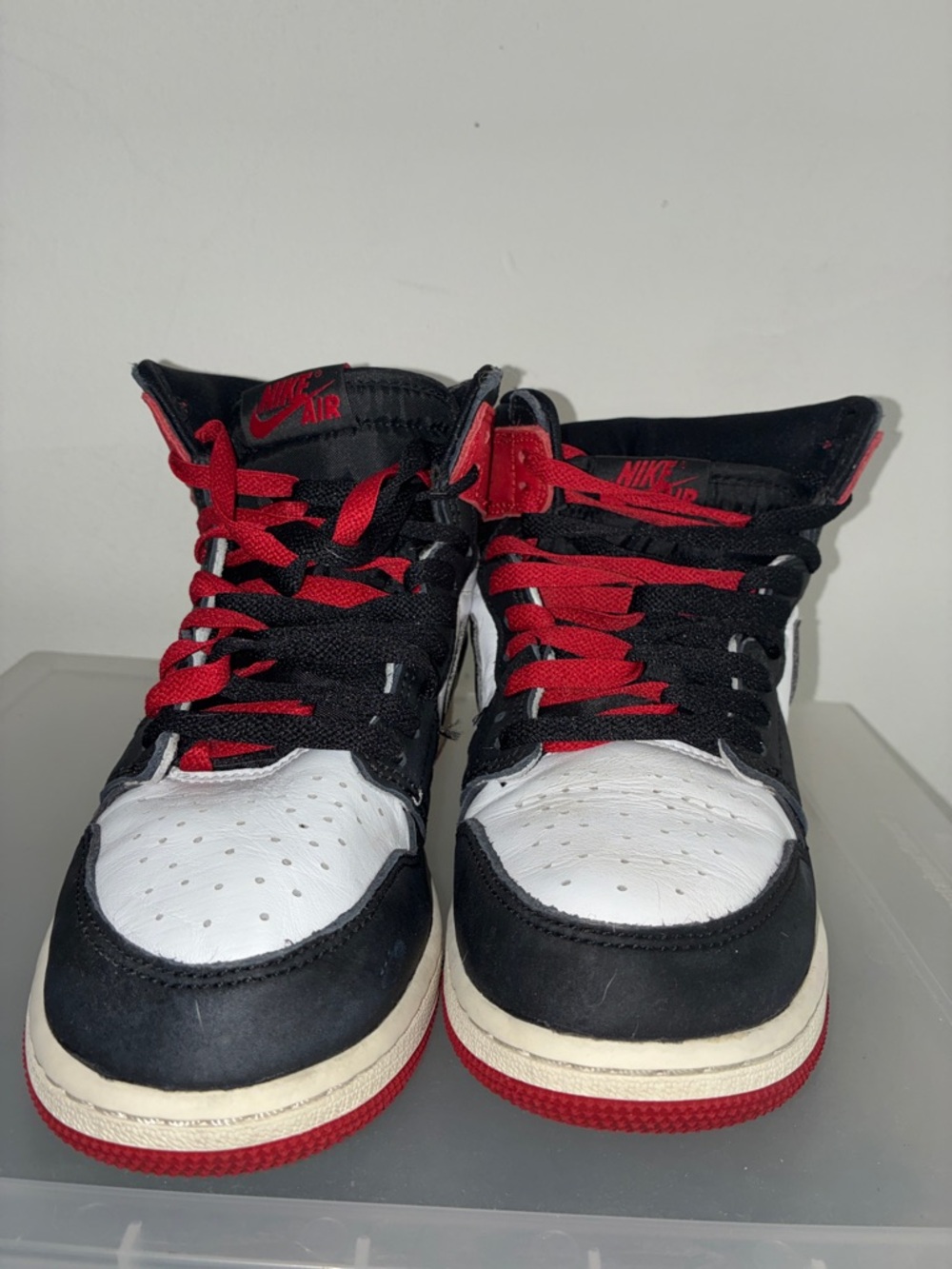 Nike Air Jordan 1 Low - Black White Red